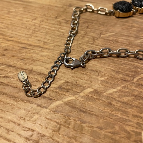 Aldo Necklace Black and Gold Fashion Jewelry - Picture 7 of 9